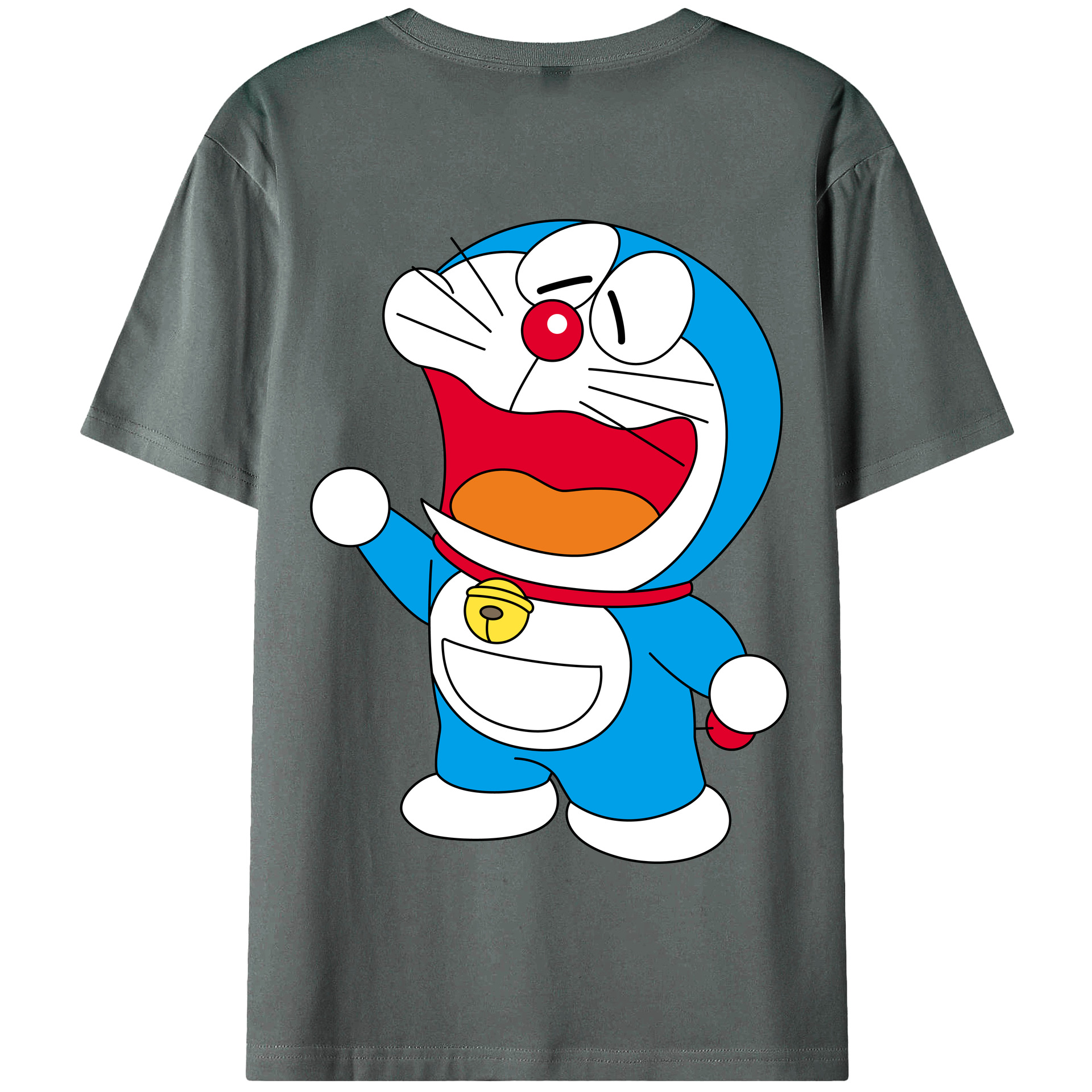 （画像用） ドラえもん Doraemon 綿100％半袖Tシャツ（背面プリント）